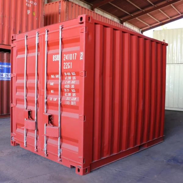 NUEVO CONTENEDOR ROJO DE 10 PIES