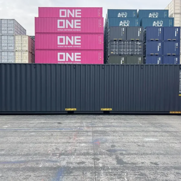 Contenedor nuevo de 40 pies HC con doble puerta.